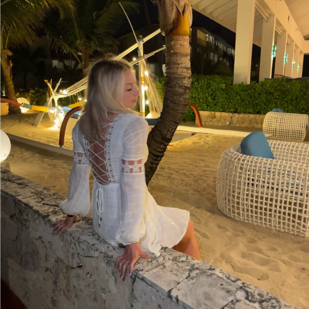 Hello Molly White Lace Dress